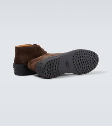 Suede combat boots | Tod's