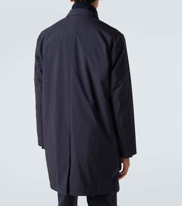 Windmate® suede-trimmed coat | Loro Piana