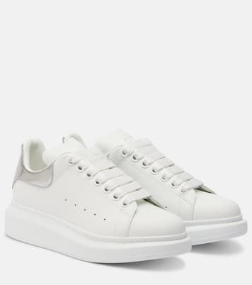 Oversized leather sneakers | McQueen