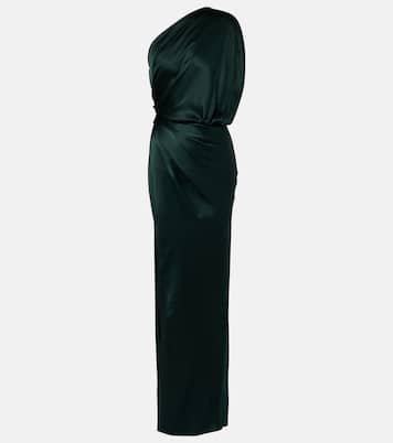 Draped silk satin gown | The Sei
