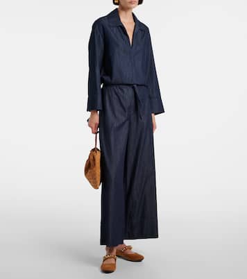 Dee embellished suede Mary Jane flats | Tod's