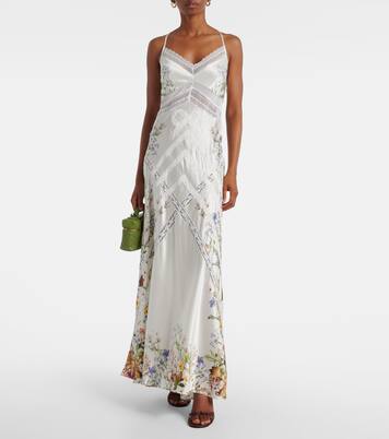 Slipdress aus Seidensatin | Camilla