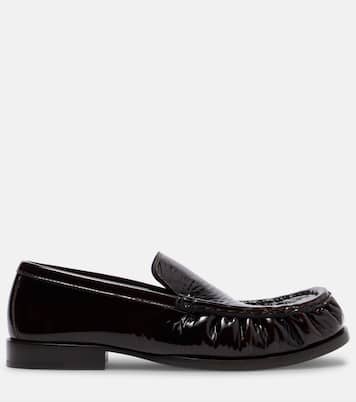 Mocassins en cuir verni | Dries Van Noten