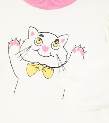 Printed cotton-blend sweatshirt | Mini Rodini