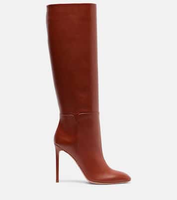 Sellier 105 leather knee-high boots | Aquazzura