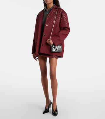 Borsa a spalla GG Marmont Mini in pelle | Gucci