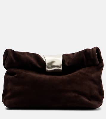 Cuff suede clutch | Staud