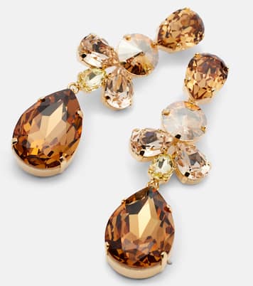 Jillian gold-plated drop earrings | Jennifer Behr