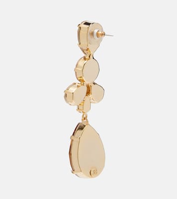Jillian gold-plated drop earrings | Jennifer Behr