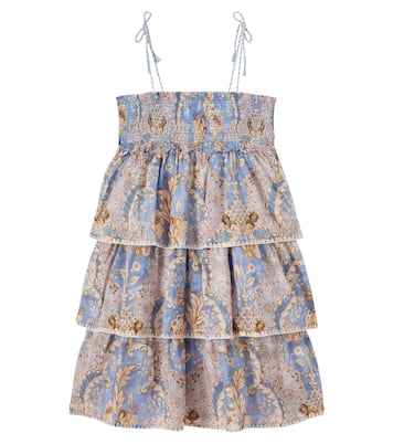 Robe Daylight en jean à fleurs | Zimmermann Kids