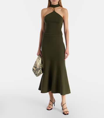 Renlen halterneck wool top | Simkhai