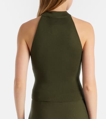 Renlen halterneck wool top | Simkhai