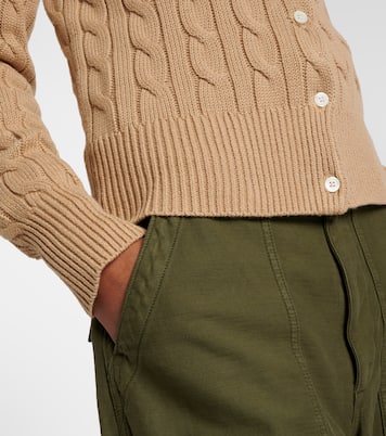 Cable-knit cotton cardigan | Polo Ralph Lauren