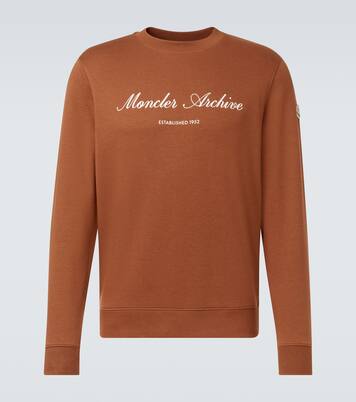 Sweat-shirt Archivio en coton mélangé à logo | Moncler