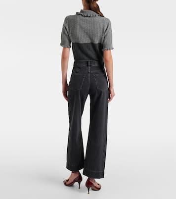 High-Rise Wide-Leg Cropped Jeans | Chloé