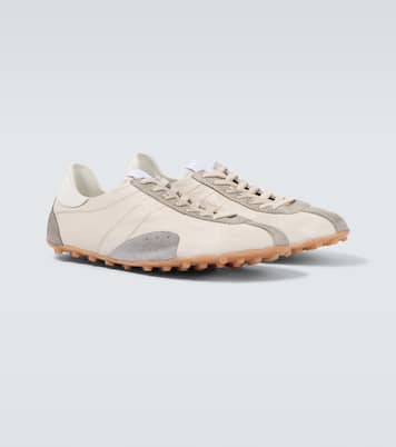 Sprinters suede-trimmed leather sneakers | Maison Margiela