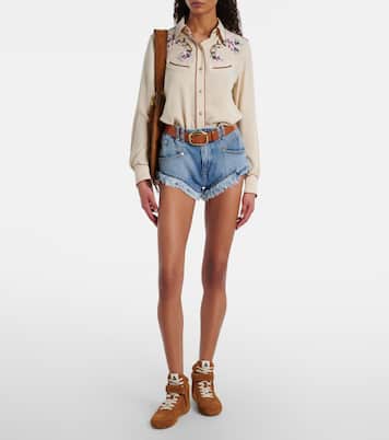 High-Top Sneakers Senny aus Veloursleder | Isabel Marant