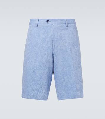 Paisley cotton Bermuda shorts | Etro