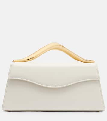 Petit Wave leather top-handle bag | Elie Saab