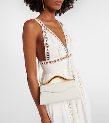 Petit Wave leather top-handle bag | Elie Saab