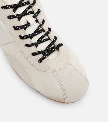 Sneakers aus Satin mit Veloursleder | Tod's