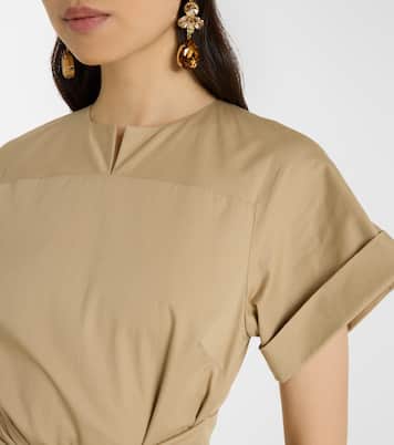 Robe midi en coton | Patou