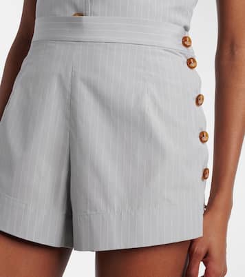 Elle pinstripe cotton shorts | Vivienne Westwood