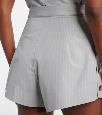 Elle pinstripe cotton shorts | Vivienne Westwood