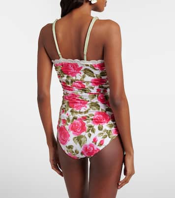 Bedruckter Body mit Spitze | Chloé