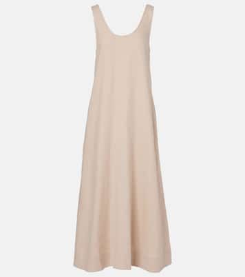 Capri linen maxi dress | Asceno