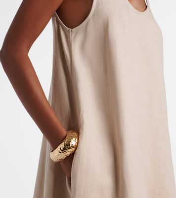 Capri linen maxi dress | Asceno