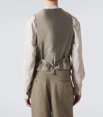 Archivio cotton and wool-blend vest | Giorgio Armani
