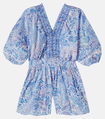 Chantal floral cotton-blend playsuit | Poupette St Barth Kids