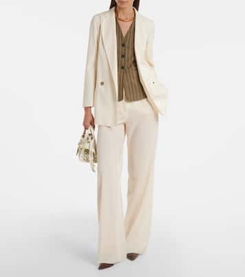 Weite Hose aus Schurwolle | Max Mara