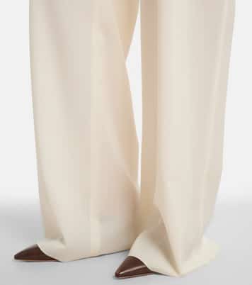 Weite Hose aus Schurwolle | Max Mara