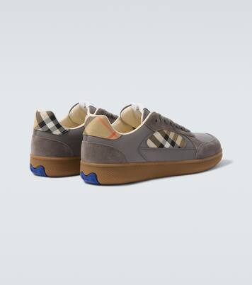 Terrace leather and suede sneakers | Burberry