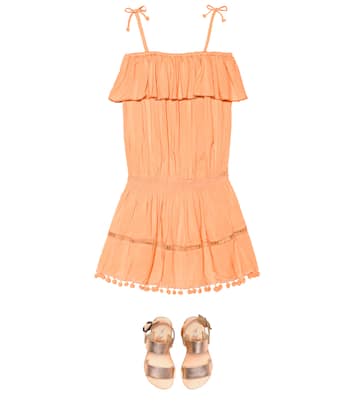 Robe Baby Joy à volants et pompons | Melissa Odabash Kids