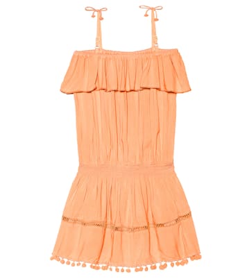 Robe Baby Joy à volants et pompons | Melissa Odabash Kids