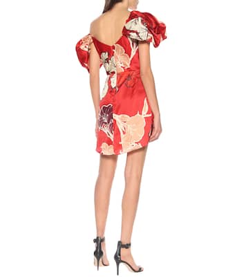 Robe Ancestral Belonging imprimée en soie | Johanna Ortiz