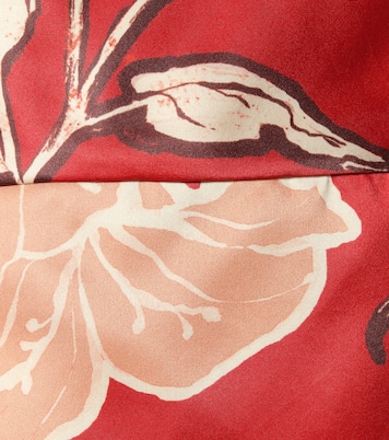 Robe Ancestral Belonging imprimée en soie | Johanna Ortiz