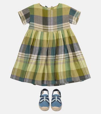 Robe en lin à carreaux | Il Gufo