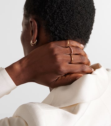 18kt yellow gold ring with sapphire | Spinelli Kilcollin