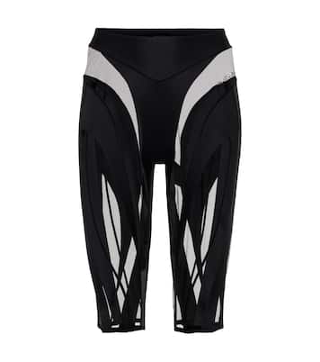Bikershorts mit Mesh | Mugler