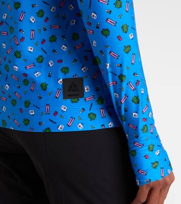 x Naj-Oleari 3 Moncler Grenoble printed turtleneck ski top | Moncler Genius