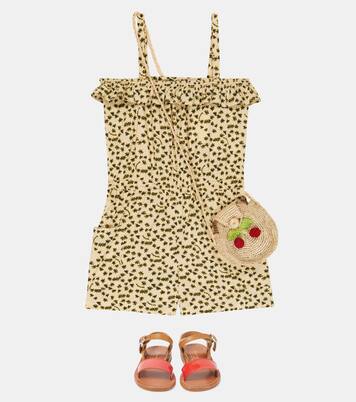 Agrume printed romper | Bonpoint