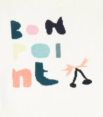 Anumati intarsia-knit cotton sweater | Bonpoint