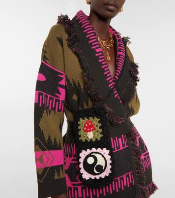 Positive Vibes wool bottle holder | Alanui