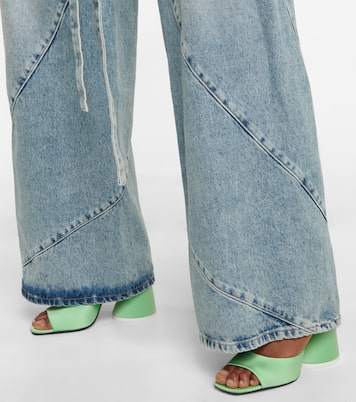 Pantoletten Luz aus Satin | The Attico