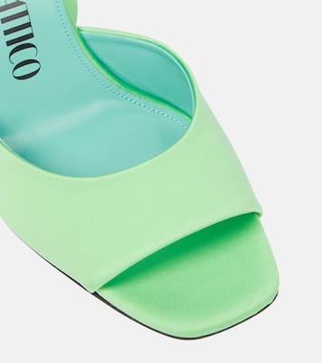 Pantoletten Luz aus Satin | The Attico