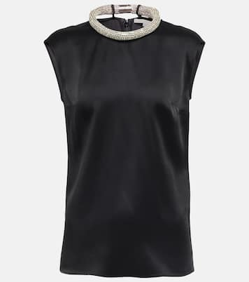 Verziertes Top aus Satin | Stella McCartney